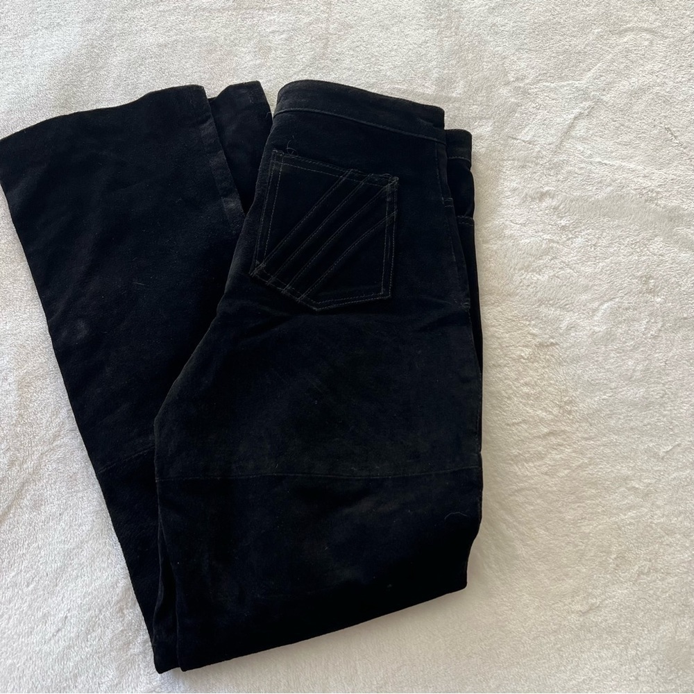 NWT Vintage Rampage Black Genuine Leather Pants